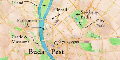 Буда и Пеща на картата