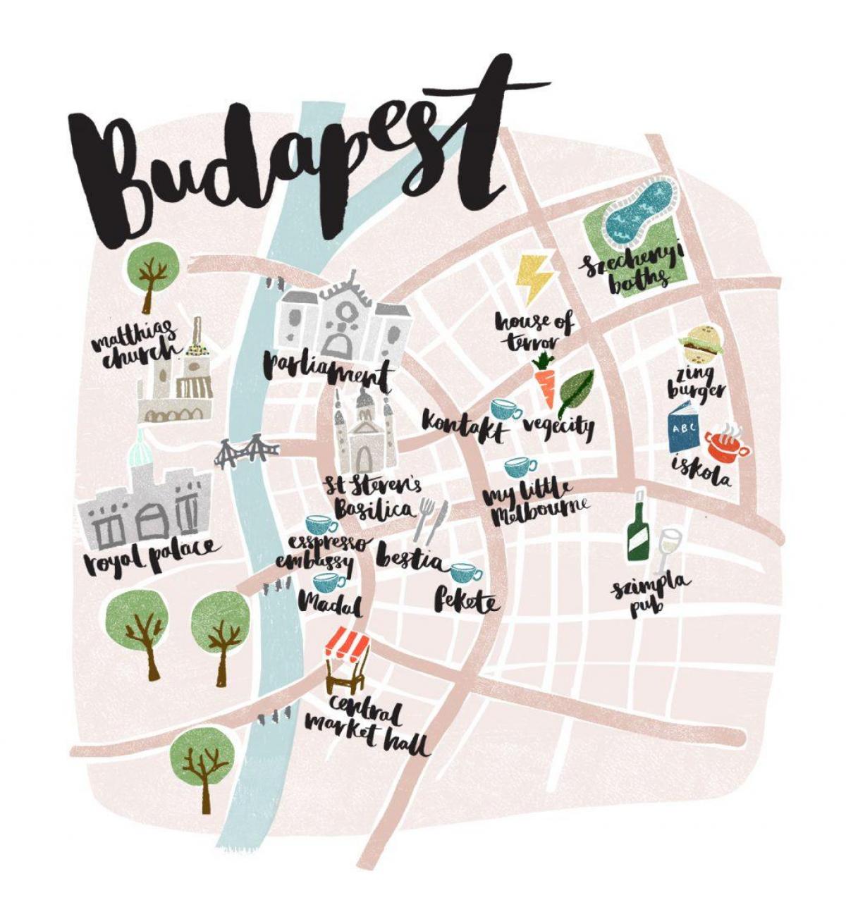 карта на Будапеща офлайн