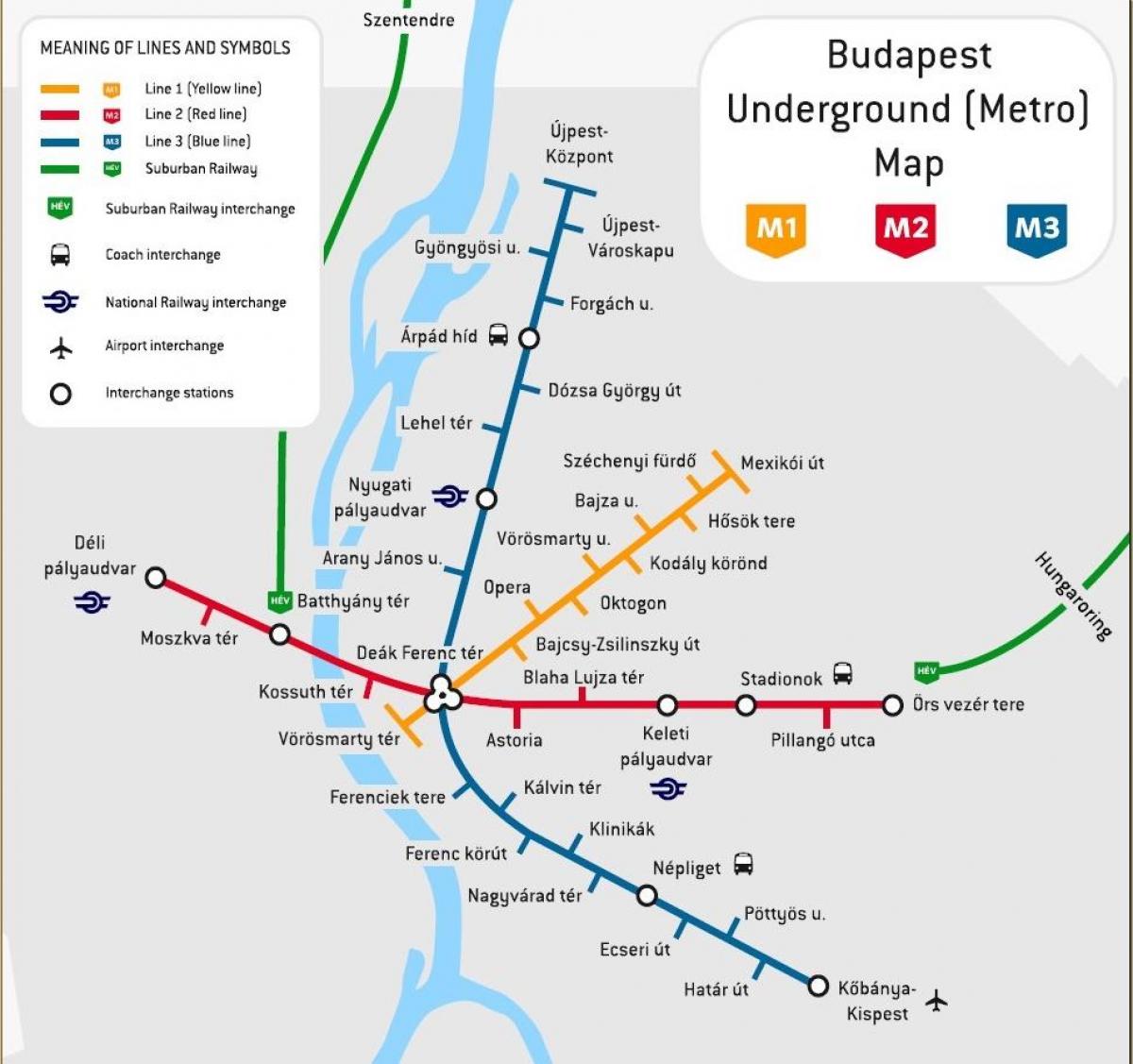 жп гара на Будапеща, на картата 