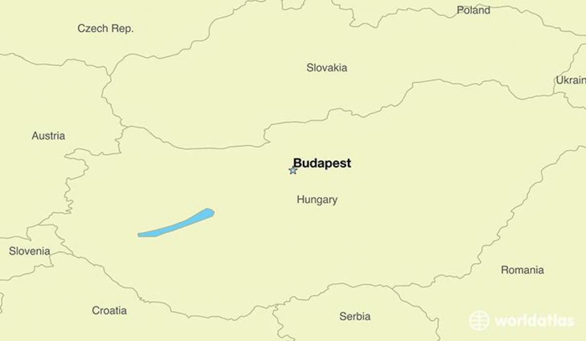 Будапеща, Унгария Европа карта