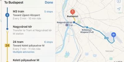 Будапеща kelenfold жп гара на картата