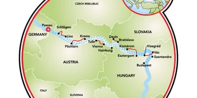 Под наем карта на Будапеща