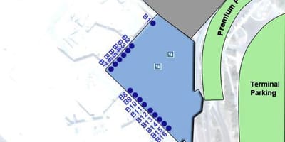 Будапеща летище, терминал 2b картата