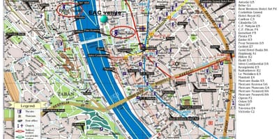 Карта на хотел " Хилтън Будапеща
