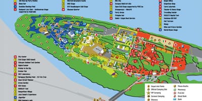 Карта на Sziget в Будапеща